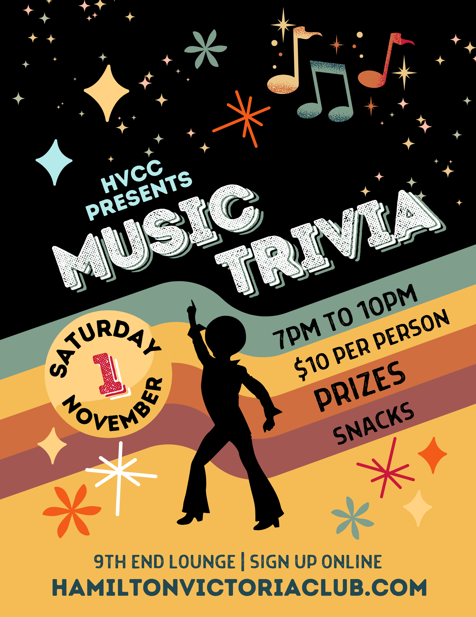 Music Trivia Event Poster